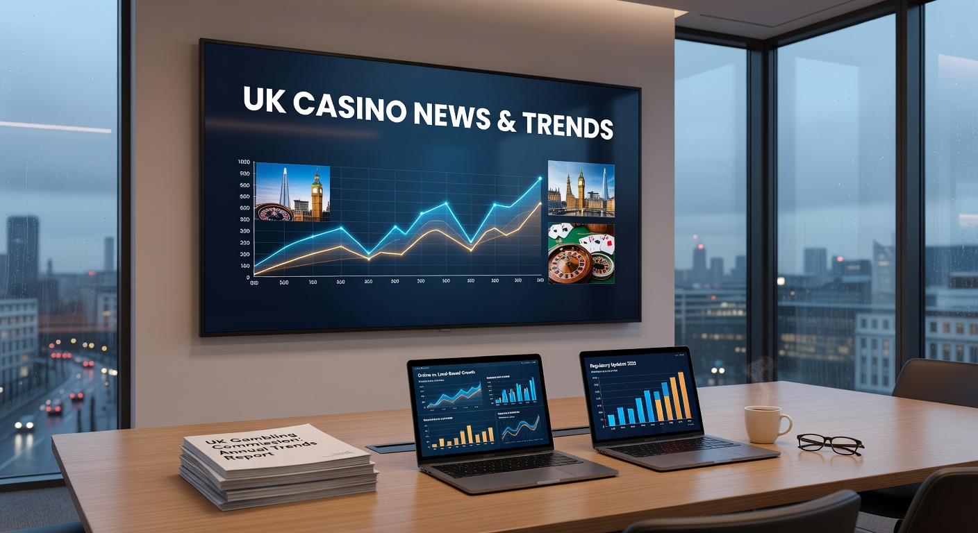 Graphic depicting UK Gambling Commission regulatory oversight in the online gaming sector, with icons for compliance checks and legal documents
