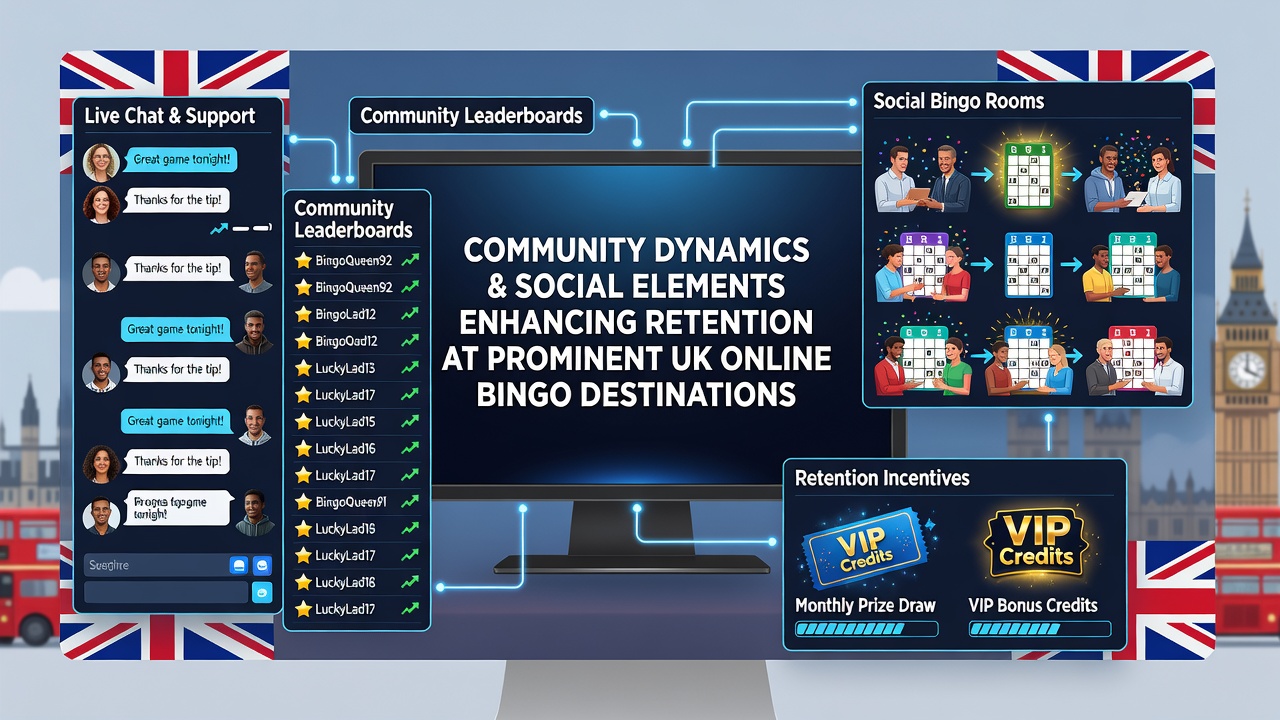 Players interacting through chat features during live bingo sessions at UK online platforms