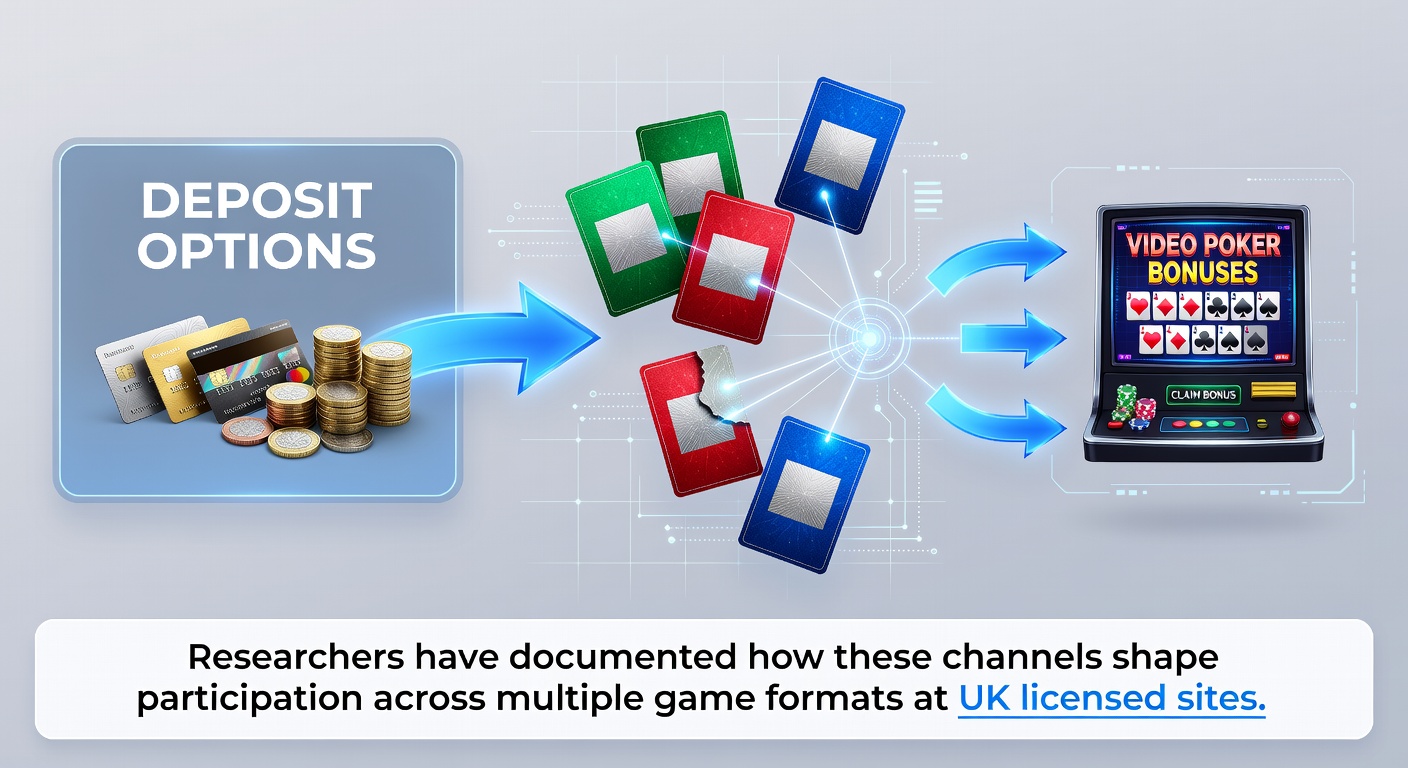 Deposit options and bonus structures connecting scratch card games with video poker promotions at UK licensed casino platforms