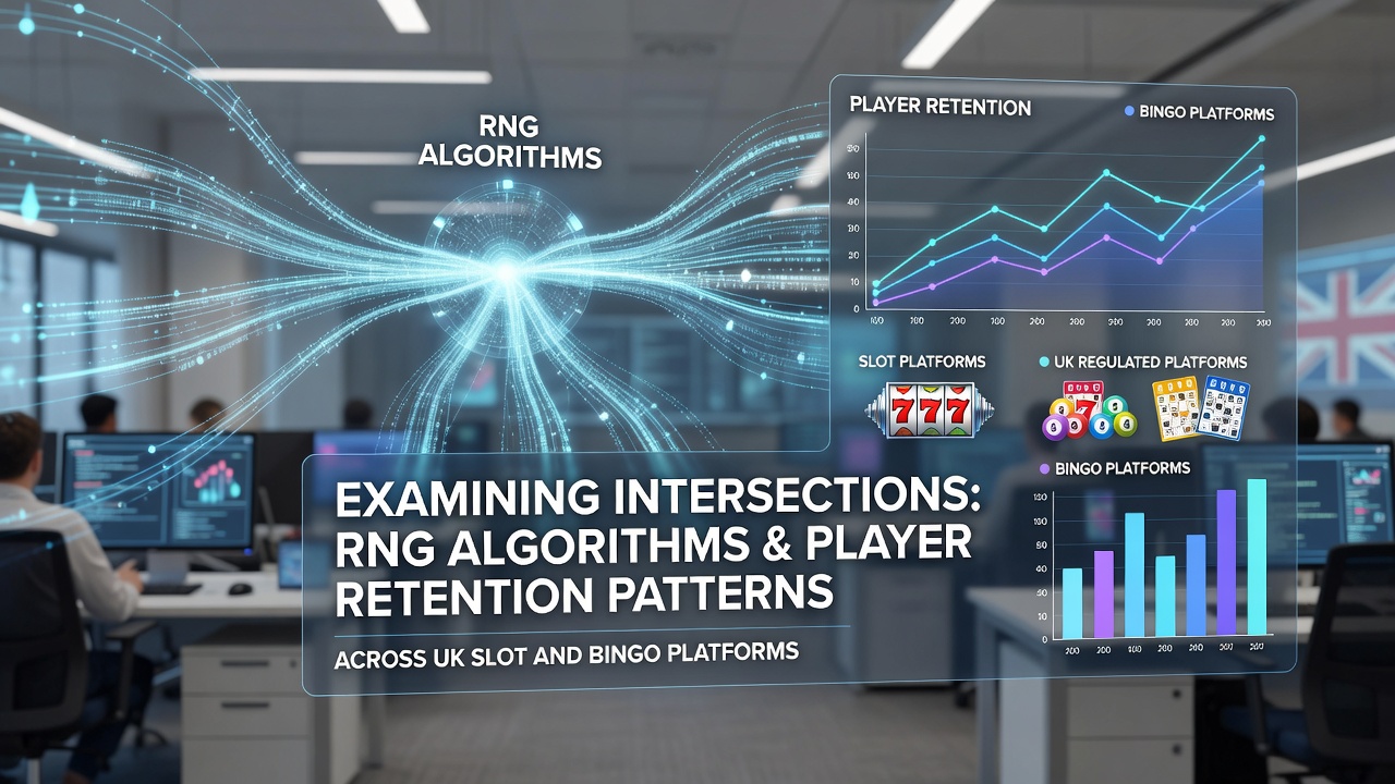 Diagram showing random number generator outputs mapped against session duration data from slot and bingo platforms
