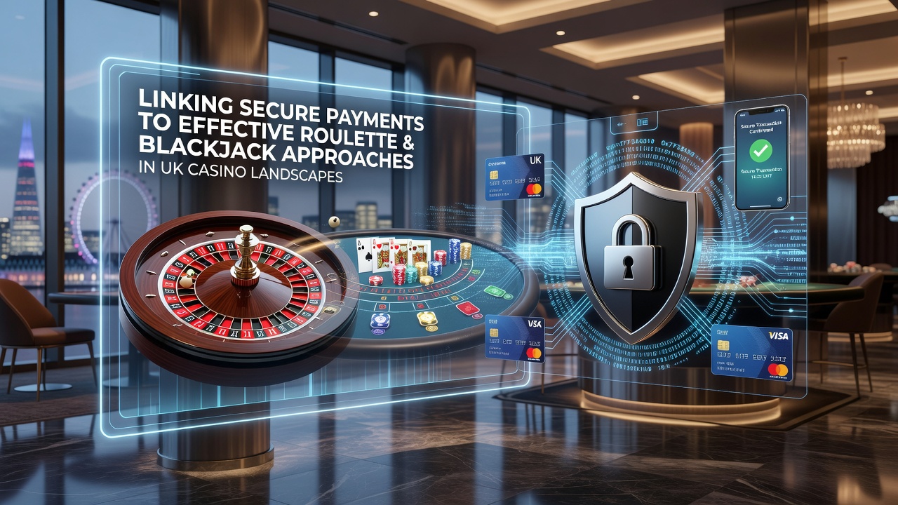 Secure payment systems integrated with roulette and blackjack tables in a UK casino setting