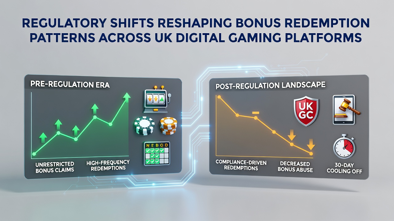 Analysis of bonus redemption data trends on UK gaming sites post regulatory shifts