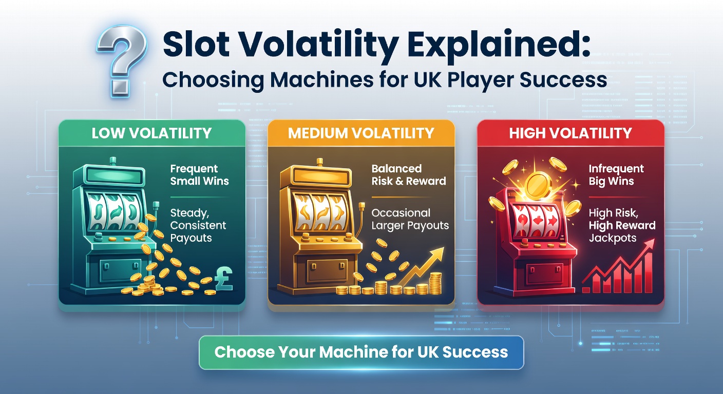 Colourful slot machine reels spinning with symbols, illustrating volatility in action